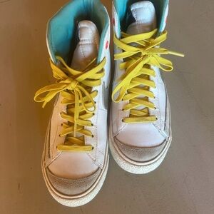 Nike Kids Sneakers White and Yellow